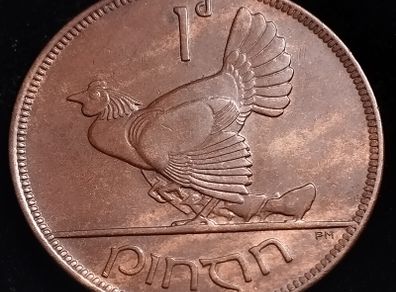 #536 - Ireland - 1928 - One Penny - KM.3