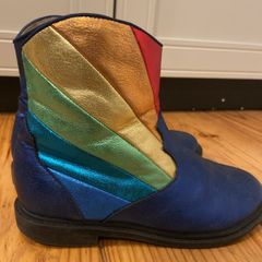 Next irisdecent rainbow cowboy boots size 12