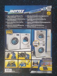 Mottez Anti Vibration / Shock Absorbent Mat (620mm x 620mm x 12mm) - NEW