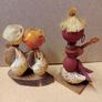 Vintage shell-art souvenir musicians Image 5