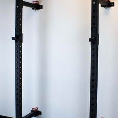 Wall mounted squat rack