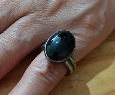 Sterling Silver Ring - Size L - Stamped for Silver (S46)