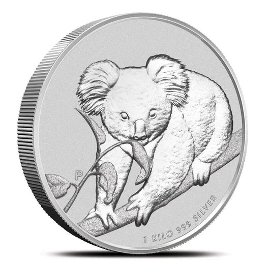 2010 Australia 30 Dollars 1 Kilo Kg 0.999  Silver Coin Koala (In Capsule)