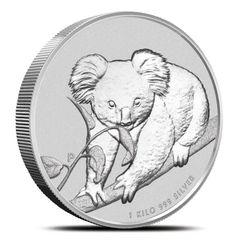 2010 Australia 30 Dollars 1 Kilo Kg 0.999  Silver Coin Koala (In Capsule)