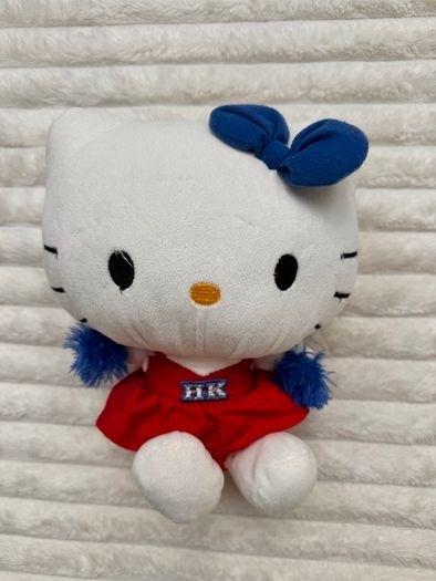 Hello Kitty Cheerleader Plush Soft Sanrio Sega Prize Europe approx. 23 cm. Used Please see photos