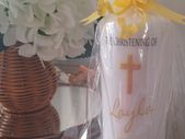 christening candle personalised