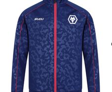 2024-2025 Wolves Pre Match Anthem Jacket - Blue
