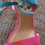 Summer Pink and Green ASOS High Heels(Size:6) Image 5