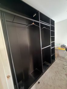 3 Ikea Pax wardrobes