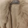 Oasis Cream Cardigan with removable fur Image 2