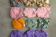 LittleLamb Size 2 Pocket Cloth Nappies Bamboo Inserts