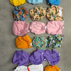 LittleLamb Size 2 Pocket Cloth Nappies Bamboo Inserts