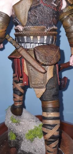 Kratos 14.5in Custom Statue Premium Hand Painted Collector Quality