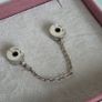 Pandora logo safety chain perfect condition fully hallmarked Image 3