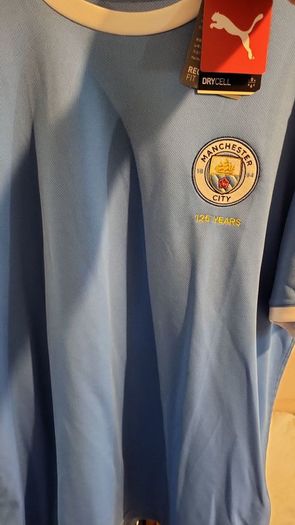 Man City XXL 125yr Shirt Sane