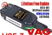 Newest HEX Real V2 V25.3 Unlimited VINs Online USB Interface for VAG COM Diagnostic Coding Tool  VCDSCAN
