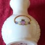 Donegal Parian China Claddagh Ring Clock And Vase Set Made In Ireland Image 9