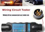 12V 7 13 Pin European Truck Trailer Camper Van Plug Socket Tester Wiring Circuit Test Tool Car Circuit Tester 13-Way Blade Trailer Sockets