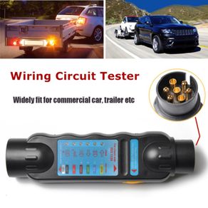 12V 7 13 Pin European Truck Trailer Camper Van Plug Socket Tester Wiring Circuit Test Tool Car Circuit Tester 13-Way Blade Trailer Sockets