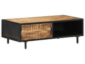 Coffee Table 105x50x35 cm Rough Mango Wood