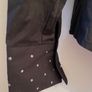 Next NEW cotton black fitted gem/stud-embellished shirt, top, Stretch with Lycra, Size 12, BNWT Image 2