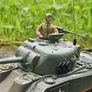 Unimax Forces of Valor 1:32 Weathered WWII U.S. Army Sherman Tank Image 3