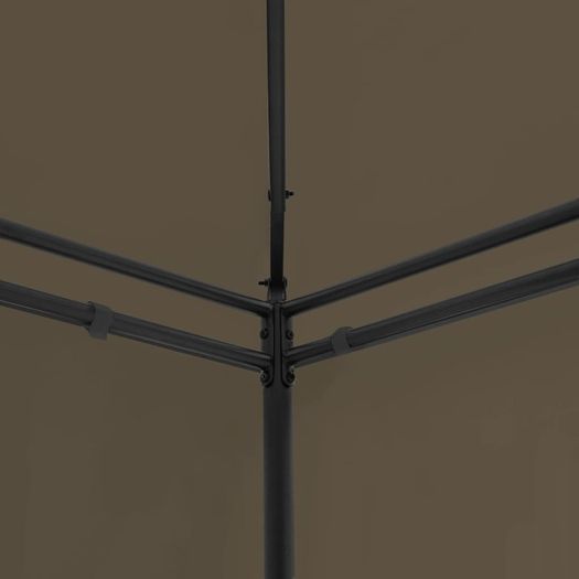Gazebo 600x298x270 cm Taupe 180 g/m