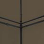 Gazebo 600x298x270 cm Taupe 180 g/m Image 3
