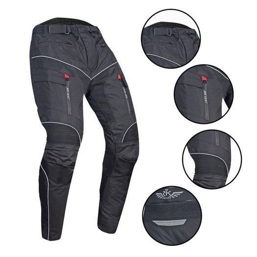 Premium Motorcycle Riding Trousers Adventure Touring Textile Riding Pants for Men