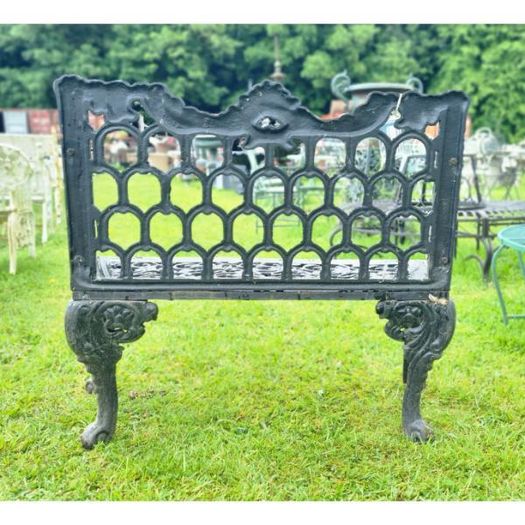 Small Horse Shoe Bench Cast Iron Black CH R 725 B