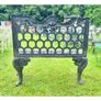 Small Horse Shoe Bench Cast Iron Black CH R 725 B Image 4