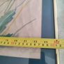 Large Poppy Framed Coter Coloer Signed Adele Sweeny 1990. Image 3