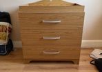 Baby Changer with 3 deep drawers