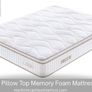 Double Casa Pillow Top Memory Foam Mattresses Image 2