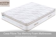 King 5ft Casa Pillow Top Memory Foam Mattresses