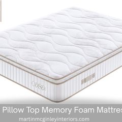 King 5ft Casa Pillow Top Memory Foam Mattresses