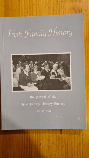 Irish Family History Journals Of The Irish Family History Society. See Photos For Years. All In Very Good Condition.