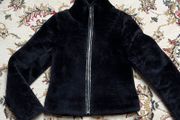Coat fur coat Italian designer jacket with studs