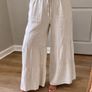 pure linen trousers uk 10 -12 Image 6