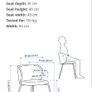 4 Ikea Dining Chairs Image 3