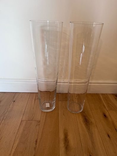 Glass Vases x 4
