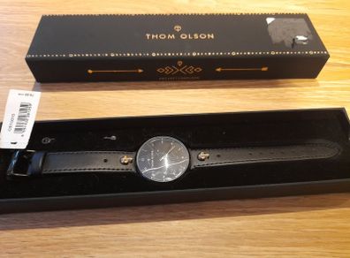 Thom Olson  Unisex Free-Spirit Leather Watch. Brand New! Free Postage!