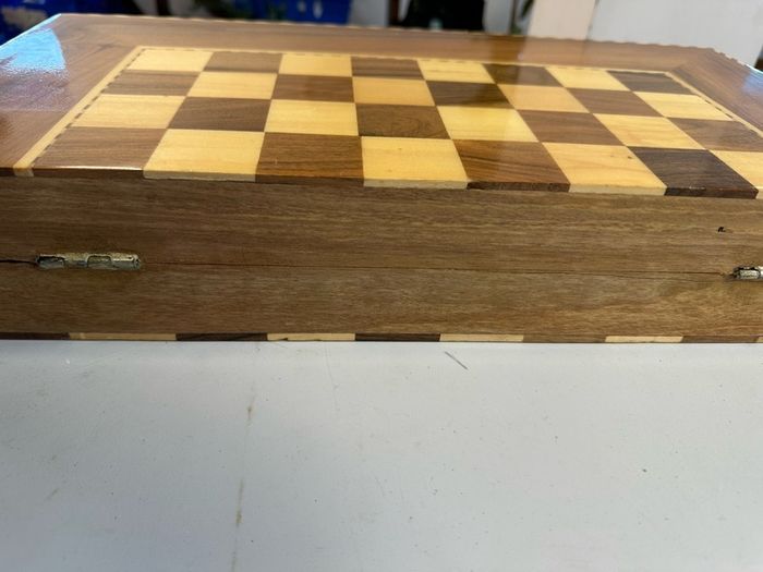Double-sided Chess & Backgammon Board
