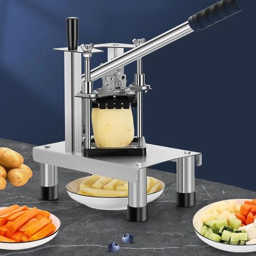 French Fry Cutter Stainless Steel 100kg/h Capacity