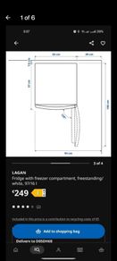 Ikea Lagan Mini Fridge