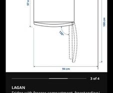 Ikea Lagan Mini Fridge