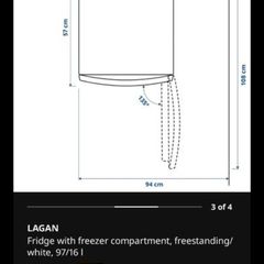 Ikea Lagan Mini Fridge