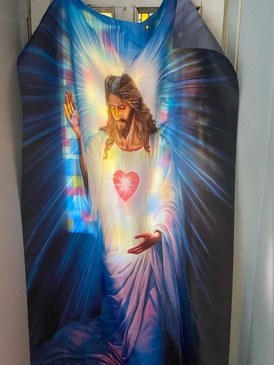 Jesus shower curtain & decal