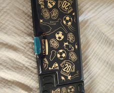 Smiggle football pencil case