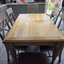 oak Dining table and chairs Image 4